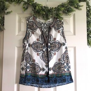 Colorful Tribal Print Tank